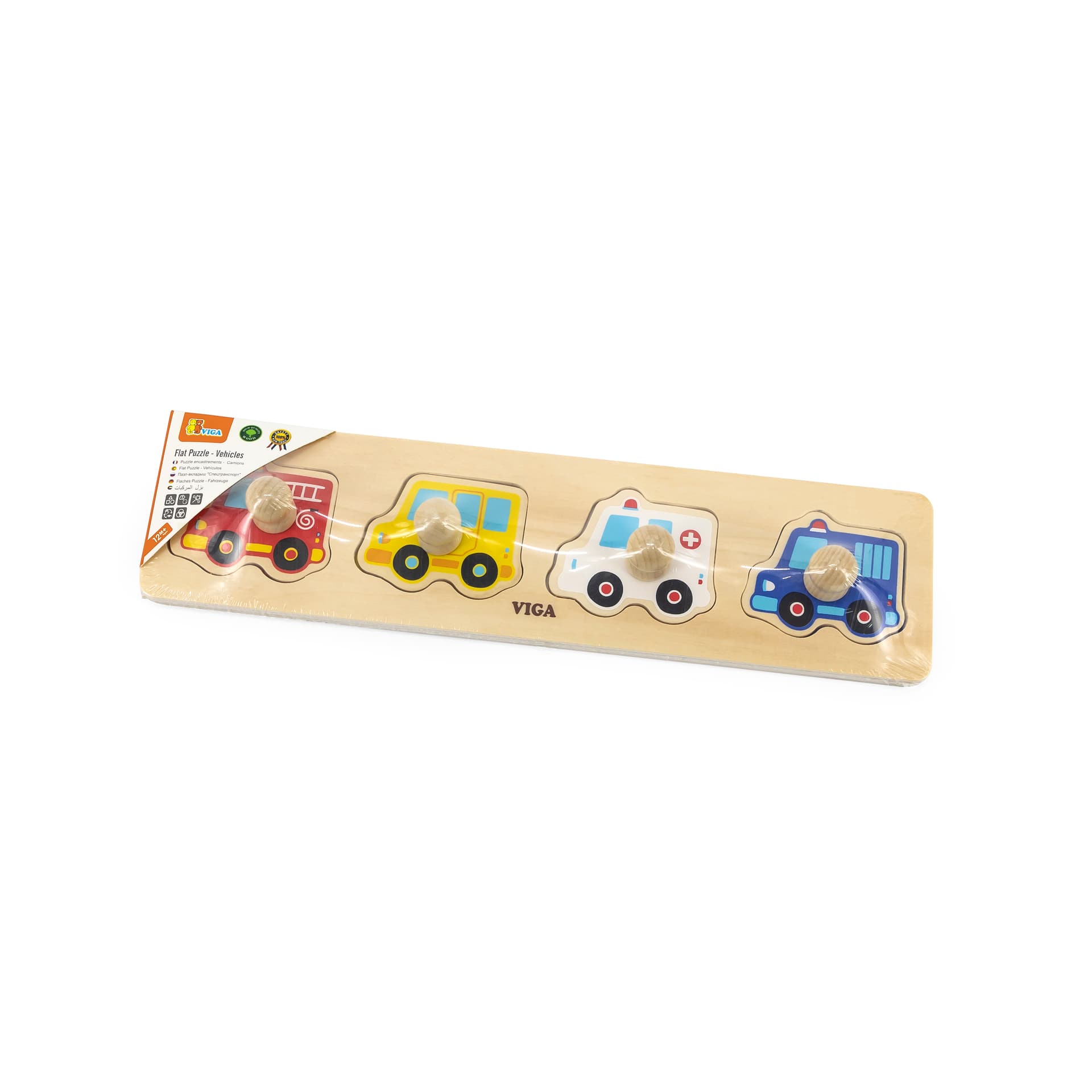 

Viga 44535 Pierwsze puzzle z uchwytami - auta