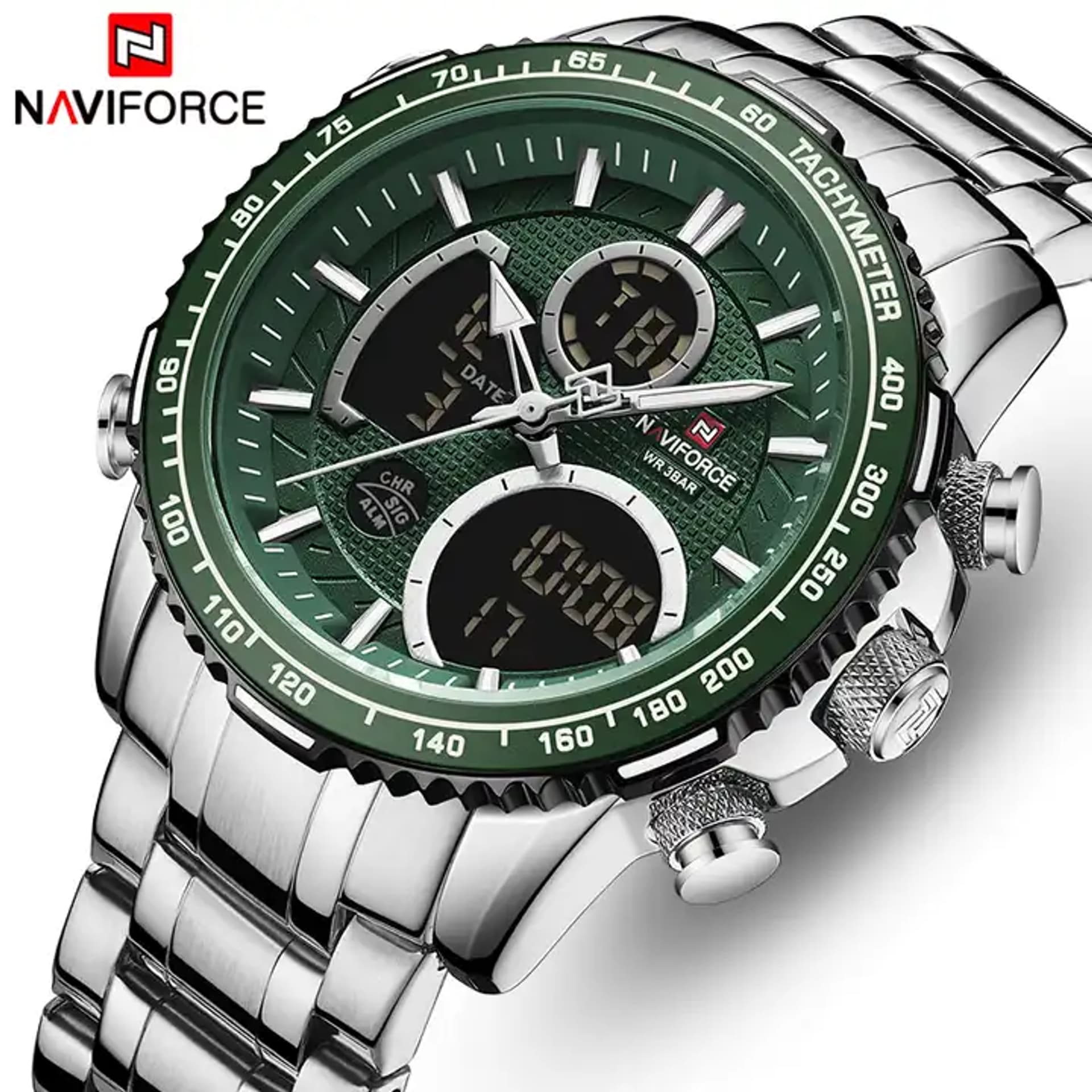 

ZEGAREK MĘSKI NAVIFORCE NF9182 - (zn118c) + BOX, Zn118c) + bo