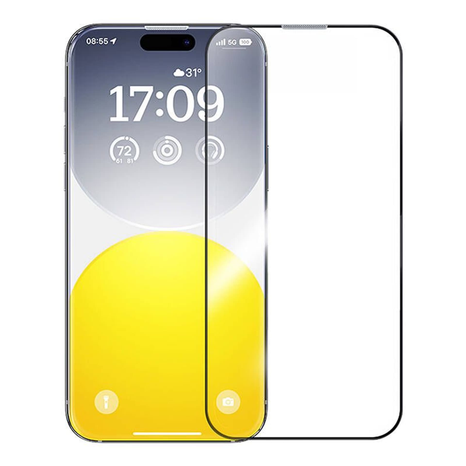 

Szkło hartowane z matowym wykończeniem Baseus Glare Repelling iPhone 15 Pro