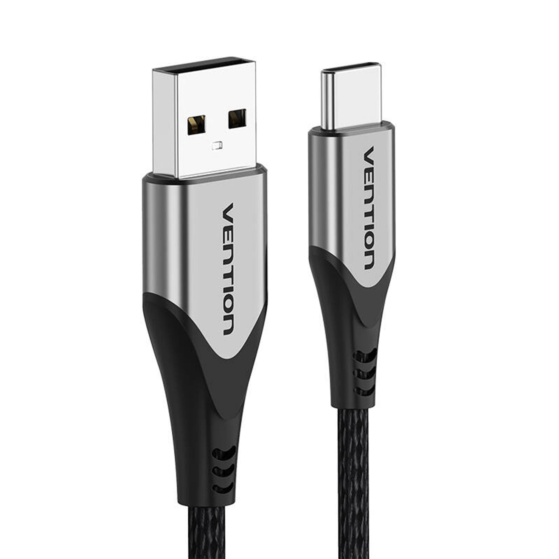 

Kabel USB 2.0 A do USB-C 3A 0,5m Vention CODHD szary