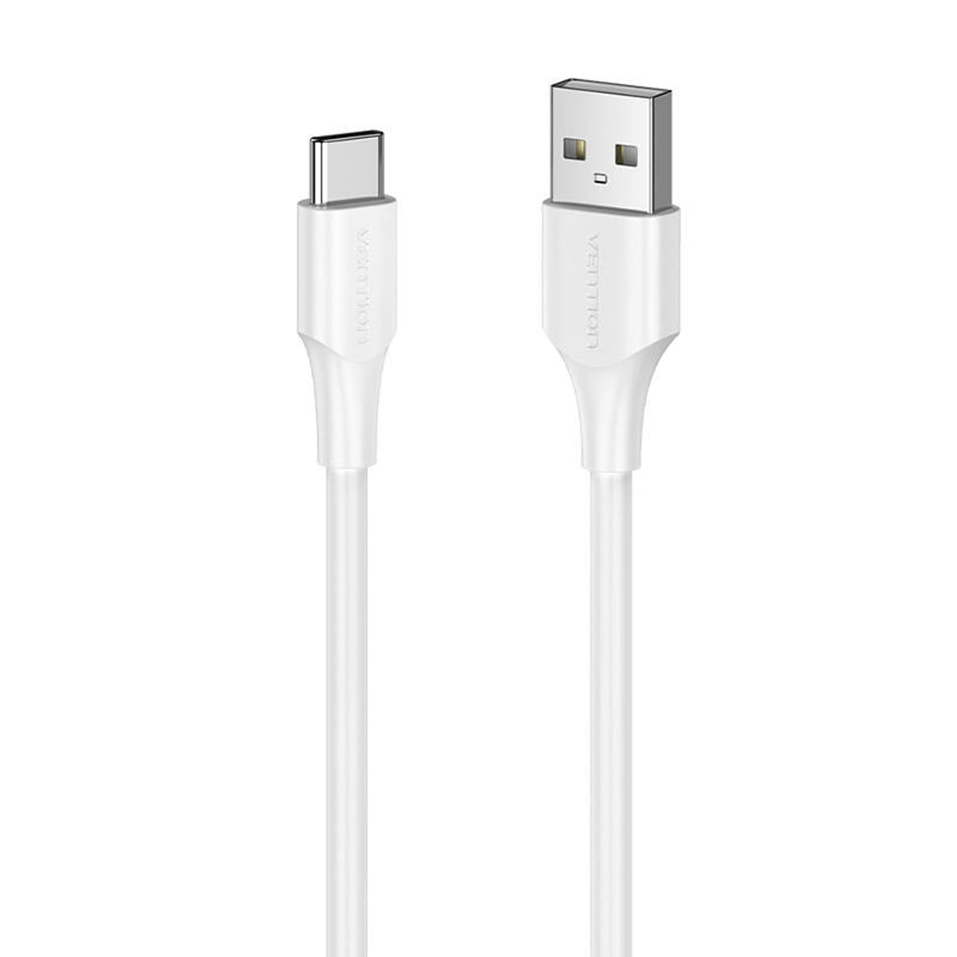 

Kabel USB 2.0 A do USB-C 3A Vention CTHWF 1m Biały