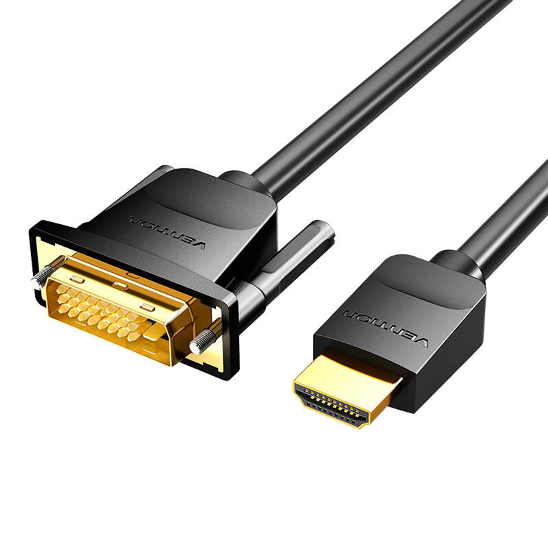 

Kabel HDMI do DVI 2m Vention ABFBH (Czarny)