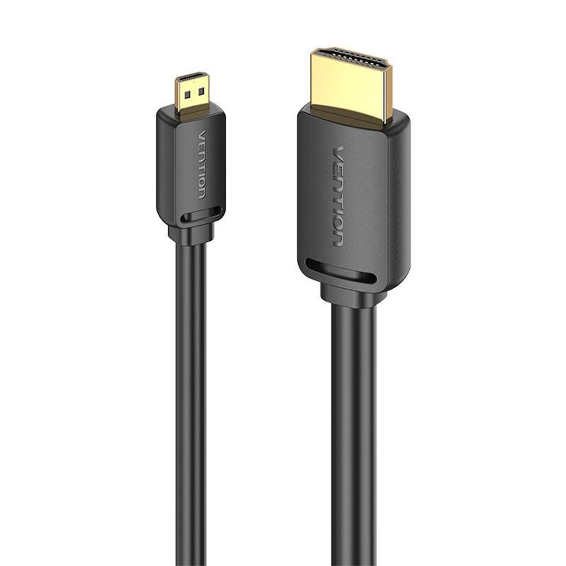 

Kabel HDMI-D męski do HDMI-A męski 4K HD 3m Vention AGIBI (czarny)