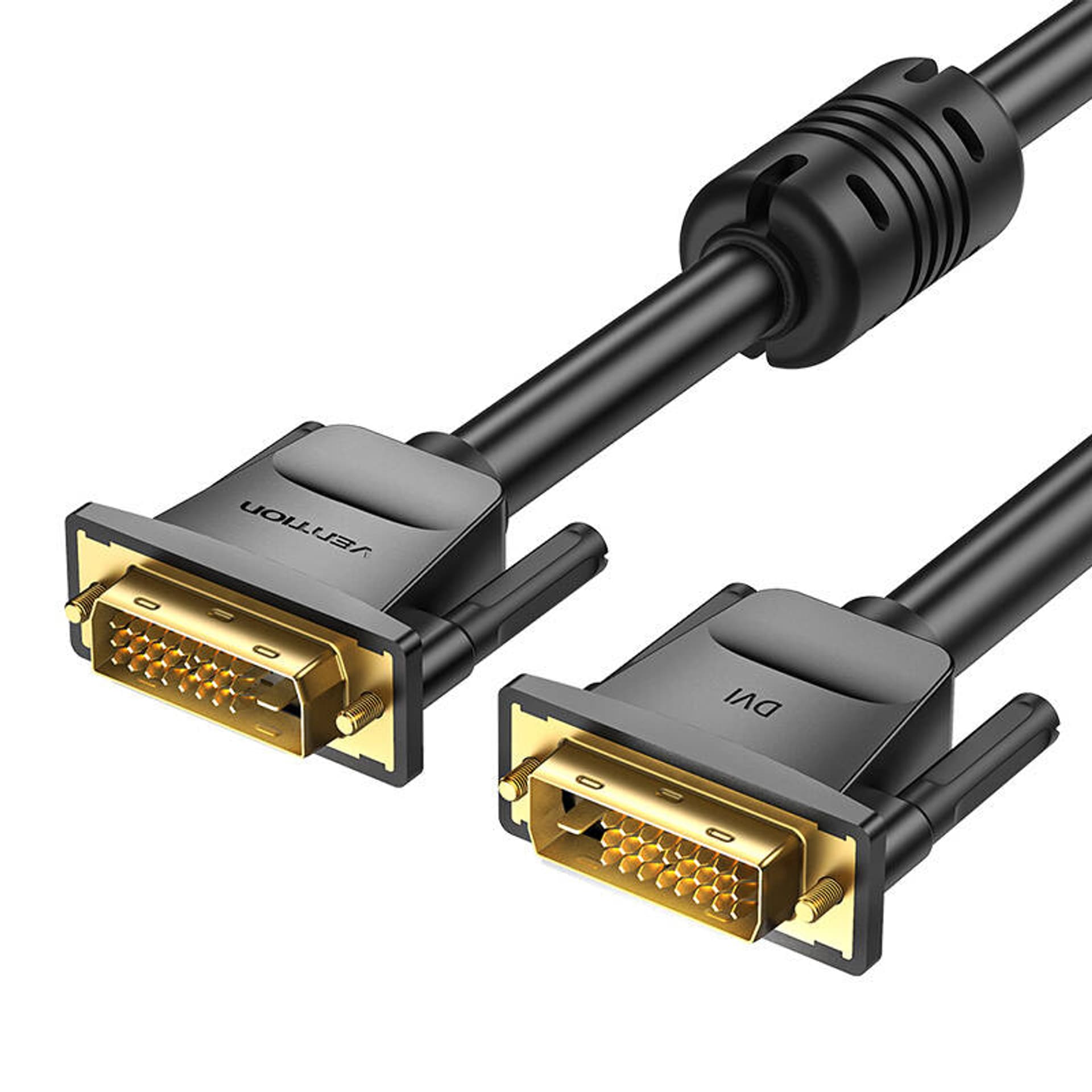 

Kabel DVI(24+1) męsko-męski 1m Vention EAABF (Czarny)