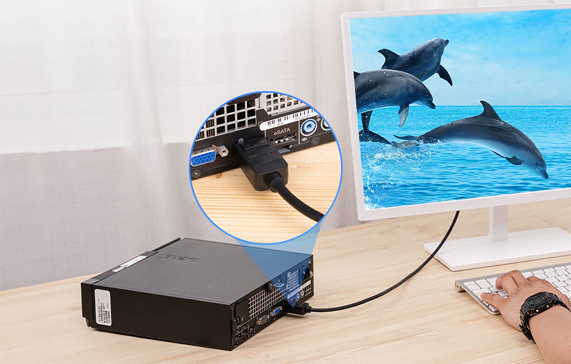 

Kabel DisplayPort do DVI 2m Vention HAFBH (Czarny)