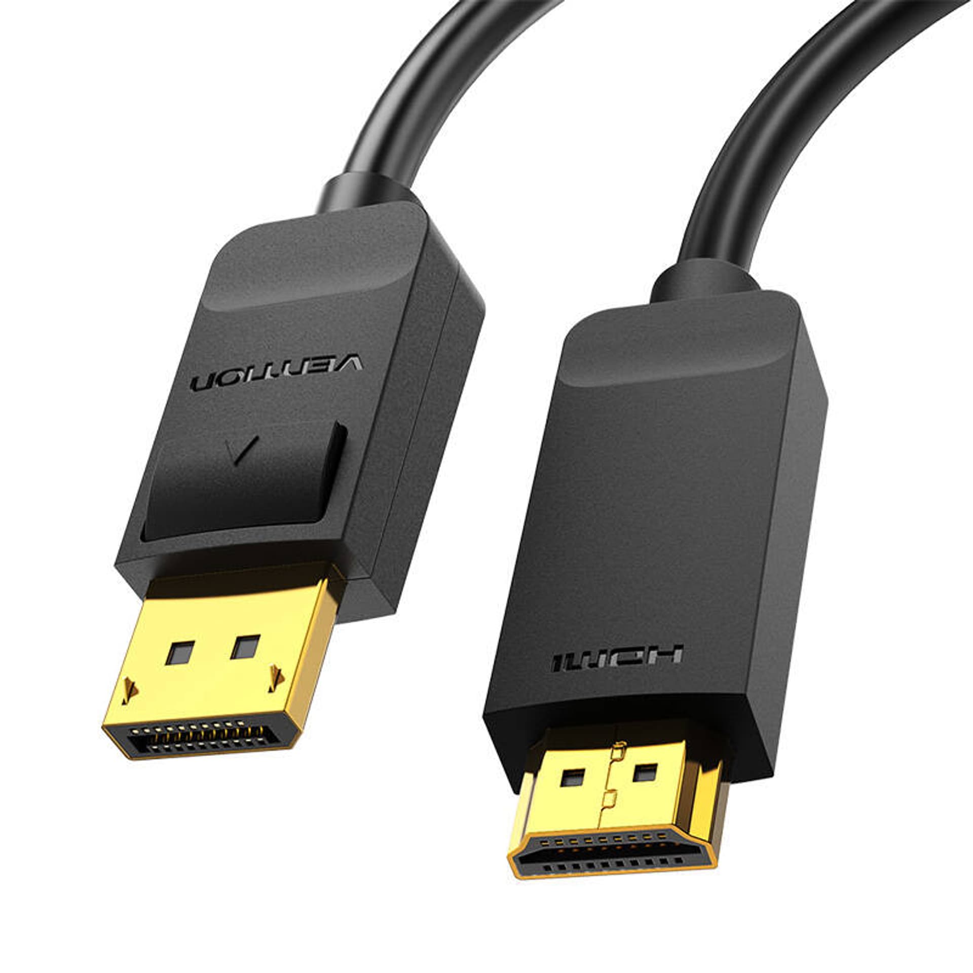 

Kabel 4K DisplayPort do HDMI 2m Vention HAGBH (Czarny)