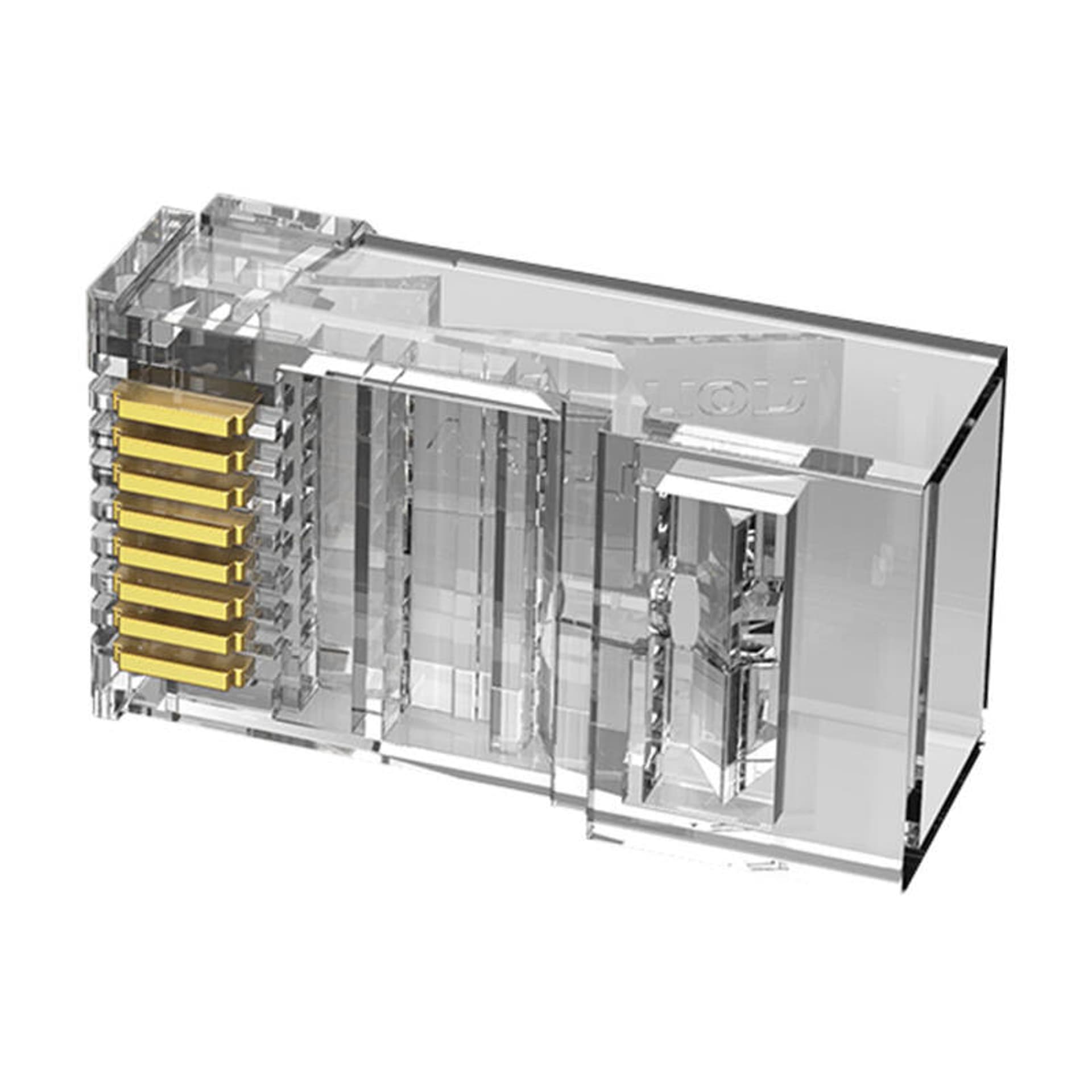 

Wtyczka modułowa RJ45 kat.6 UTP Vention IDDR0-100 przezroczysta 100 szt.