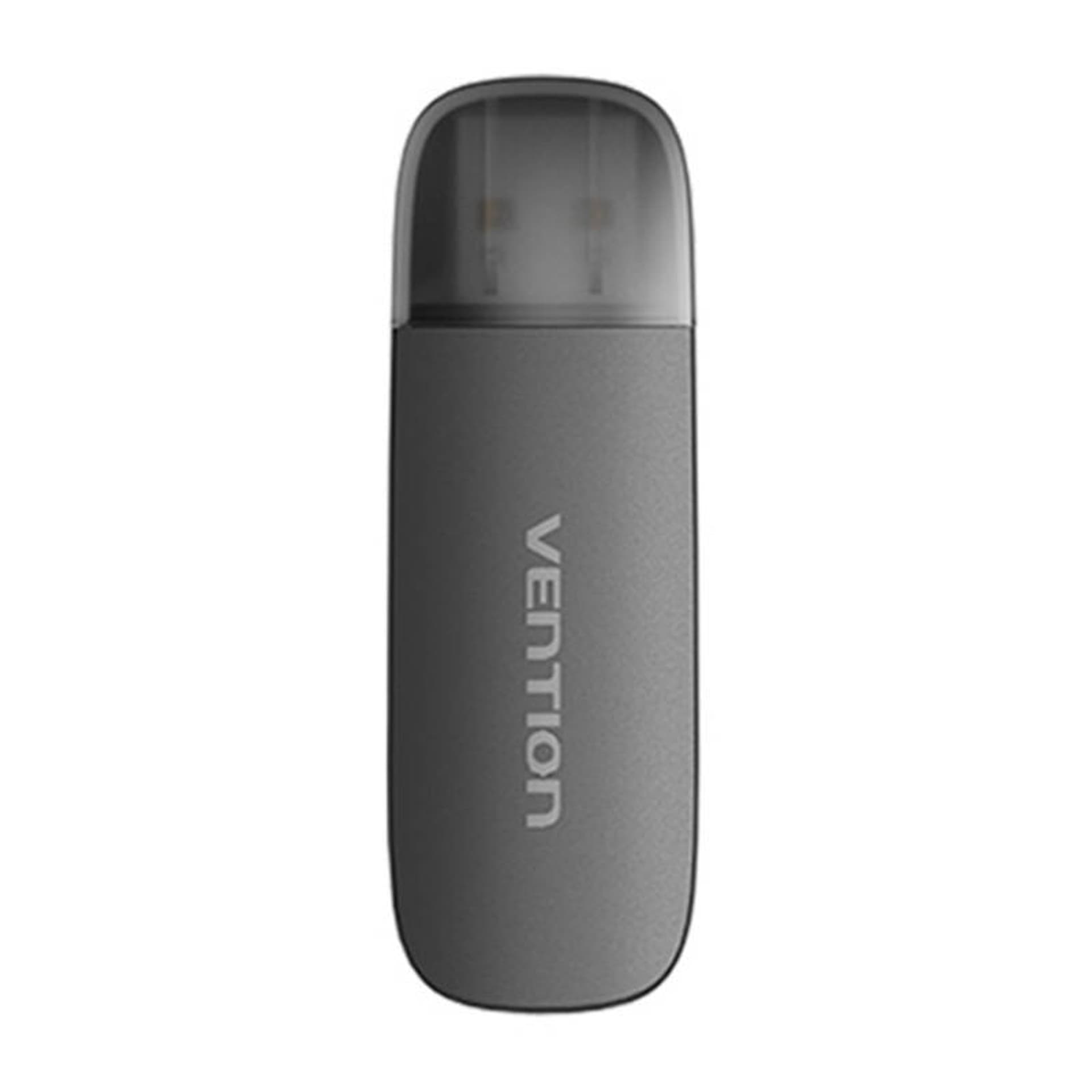 

Czytnik kart pamięci 2w1 USB 2.0 A (SD+TF) Vention CLEB0 (czarny)