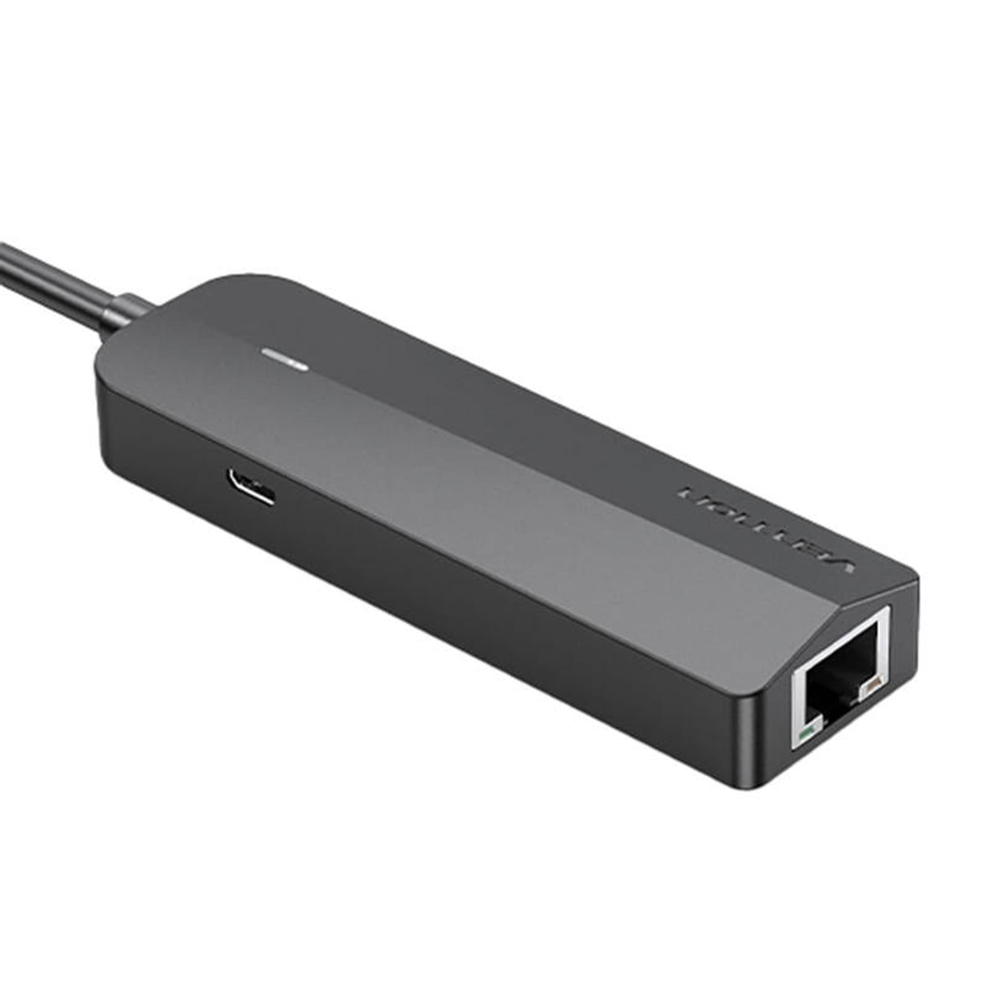 

Hub USB 2.0 z 3 portami i adapterem Ethernet 100m Vention CHPBB 0,15m czarny