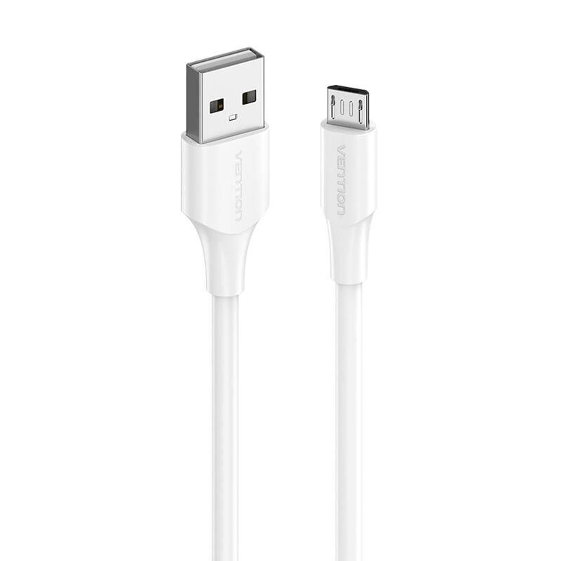 

Adapter USB 2.0 męski do Micro-B męski 2A 1m Vention CTIWF (biały)