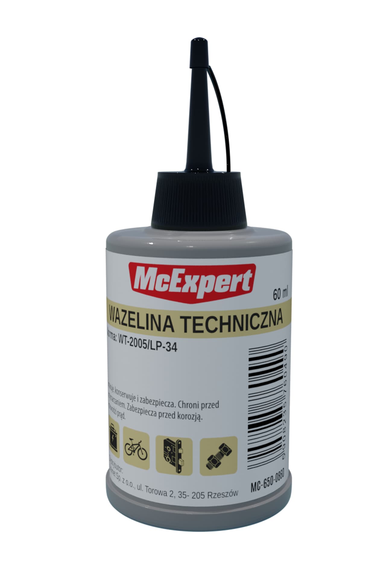 

WAZELINA TECHNICZNA BUTELKA Z MIESZKIEM 60ML