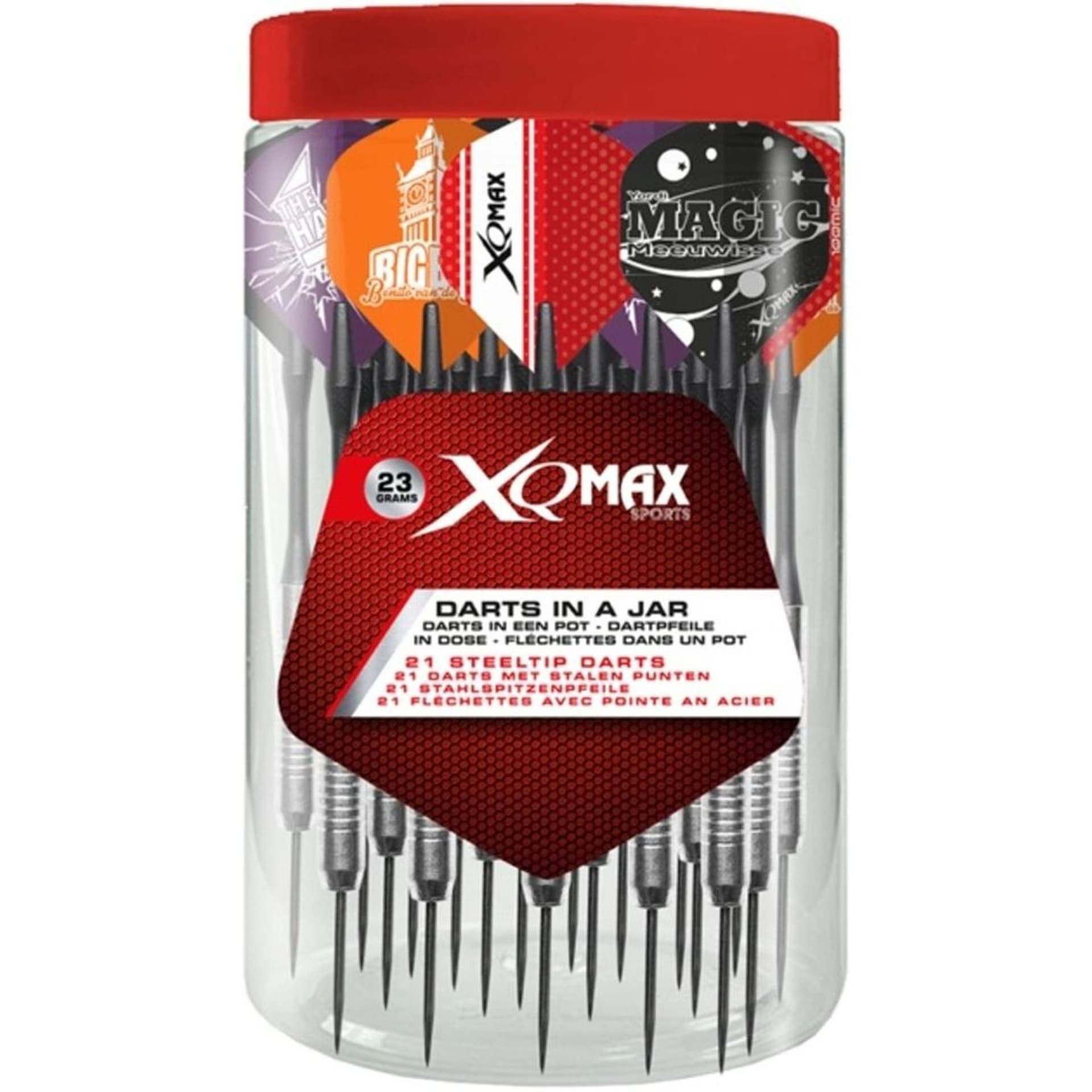 

RZUTKI LOTKI METALOWE DART 21SZT 23g XQMAX