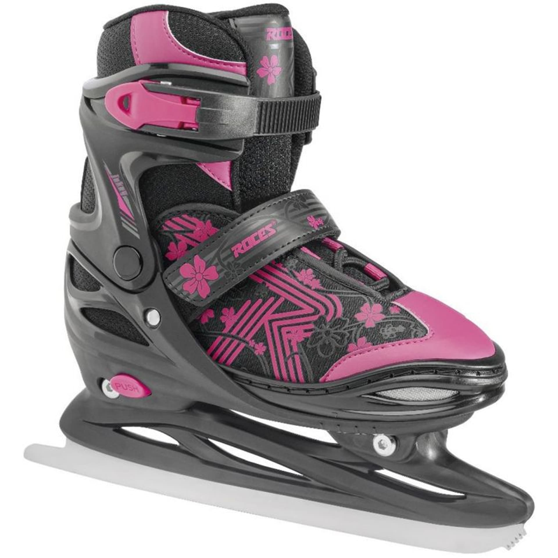 

Łyżwy Roces Jokey Ice 3.0 Girl Jr 450708 (kolor Czarny. Różowy, rozmiar 30-33)