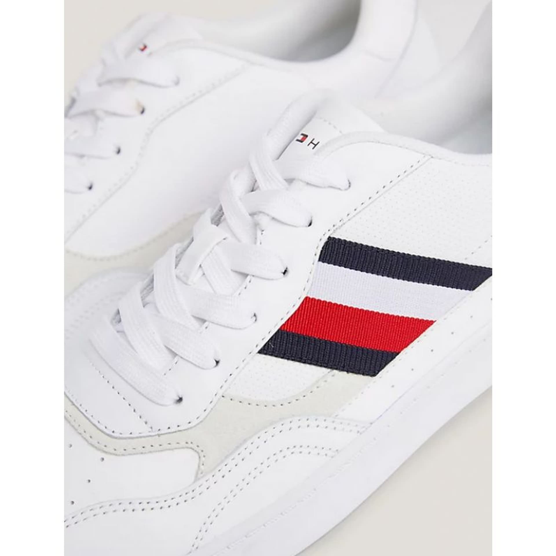 

Buty Tommy Hilfiger Court Cupsole Retro Lth Stripes M (kolor Biały, rozmiar 42)