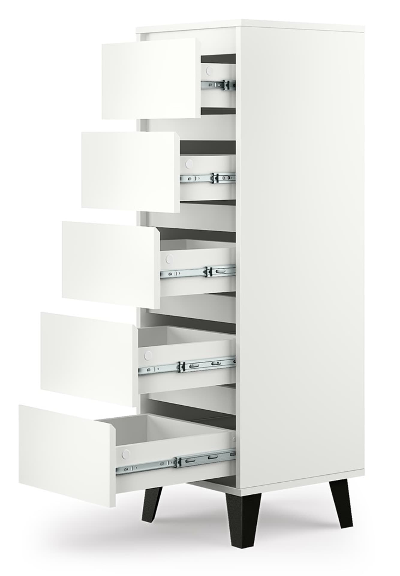 

KOMODA SCANDI 5SZUFLAD BIEL