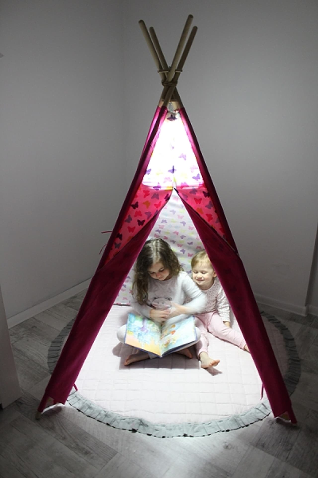

Drewniany stabilizator LED do namiotów Tipi Wigwam
