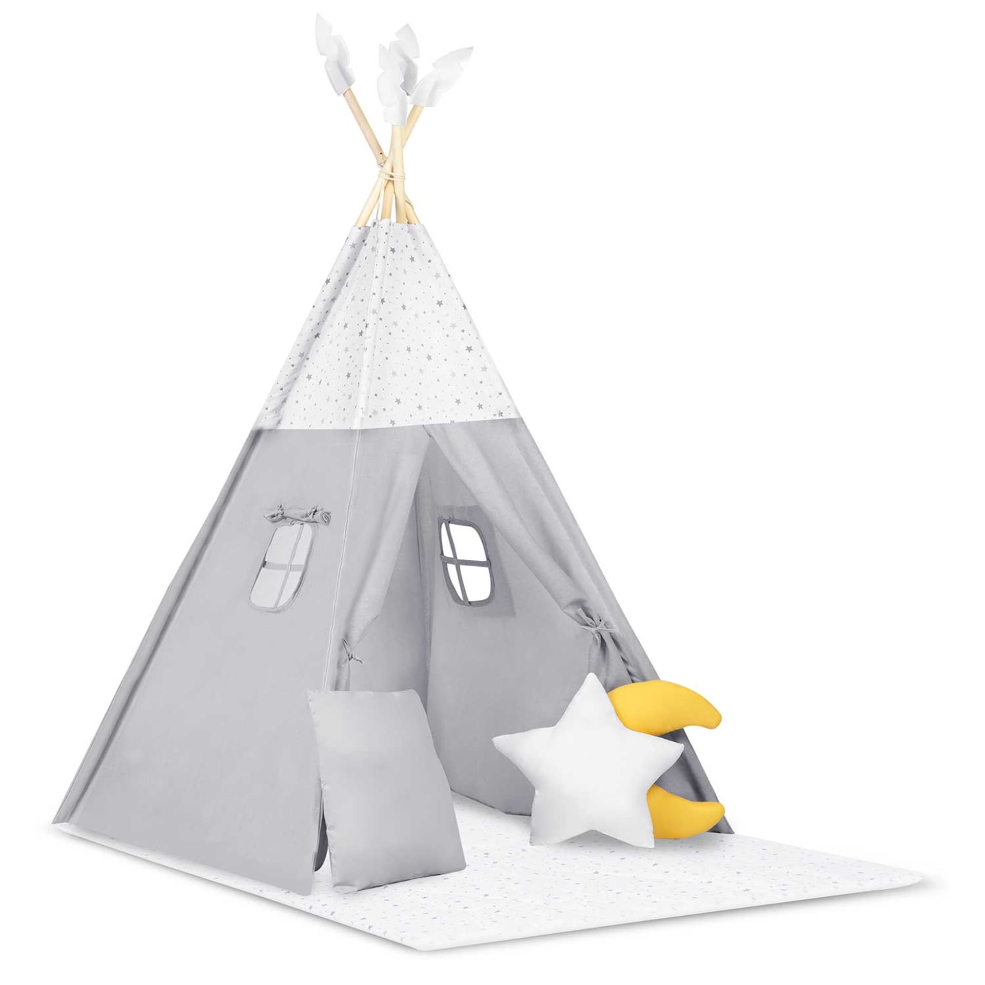 

Namiot tipi dla dzieci NK-406 Nukido - jasno szary