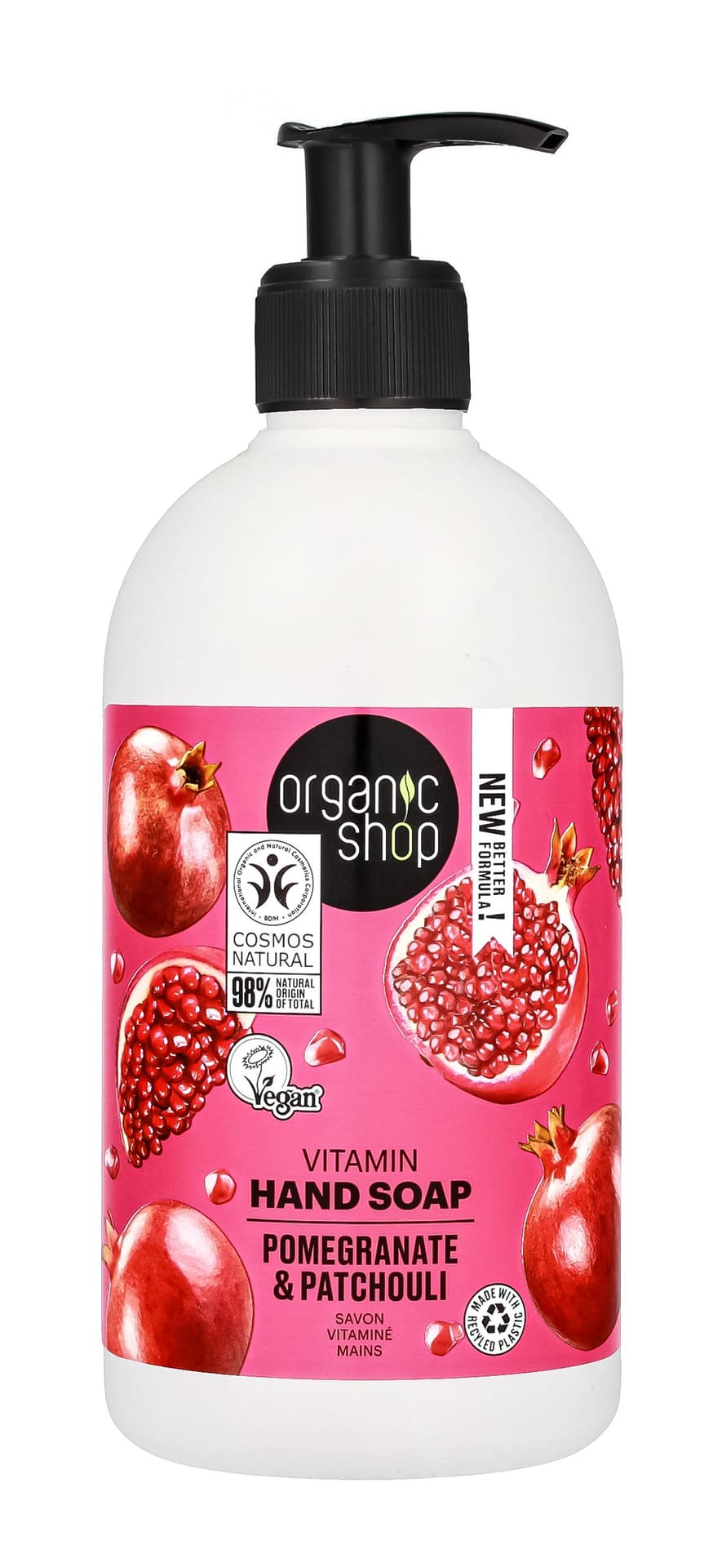 

Organic Shop Organic Pomegranate Patchouli Vitamin Hand Soap witaminowe mydło do rąk 500ml