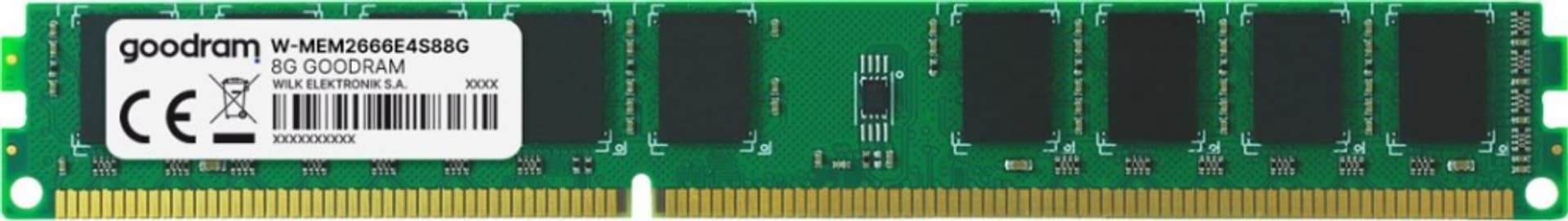 

Pamięć GOODRAM (DIMM\DDR4\8 GB\2666MHz\1.2V\19 CL\Single)