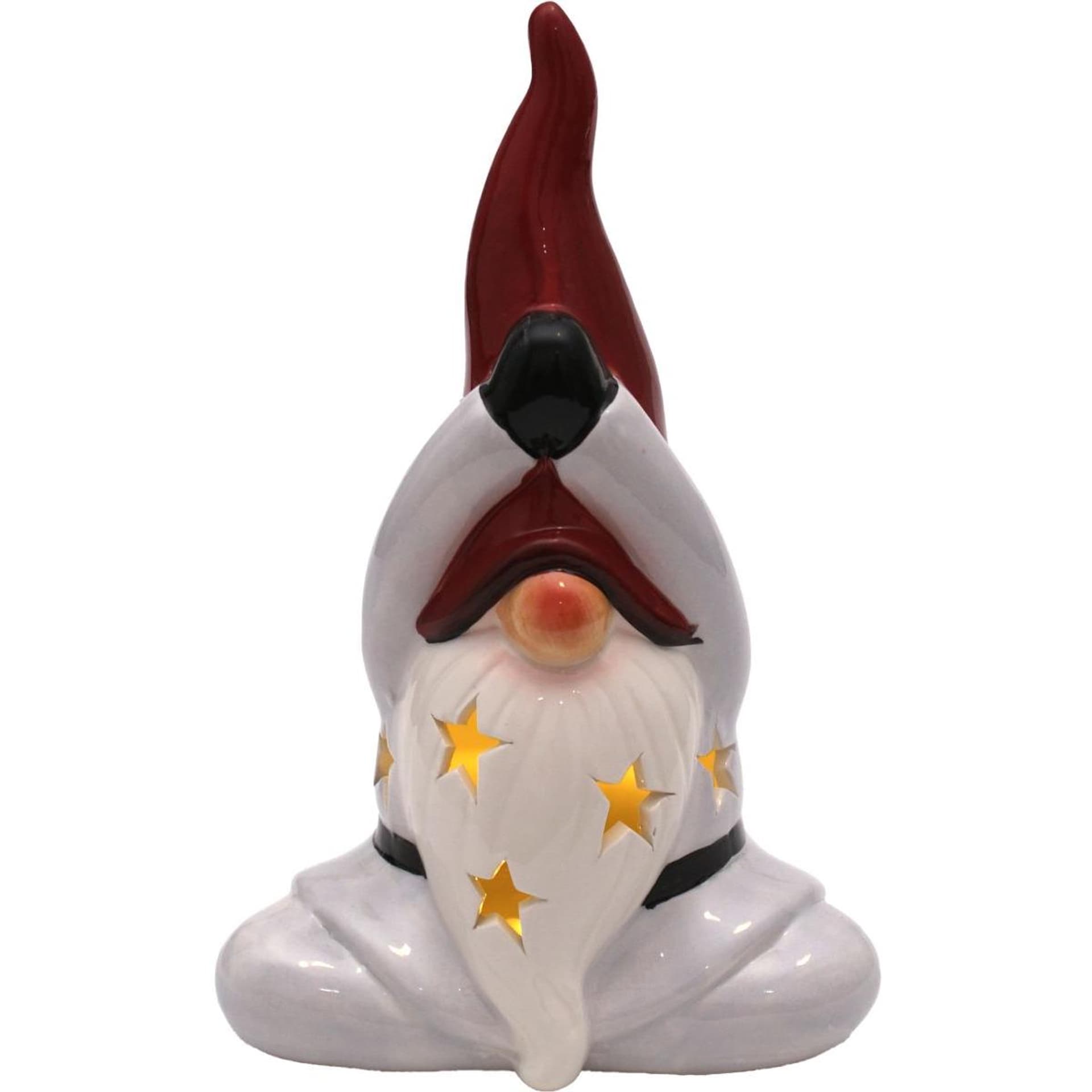 

FIGURKA ŚWIĄTECZNA MIKOŁAJ SKRZAT JOGA LED 20CM