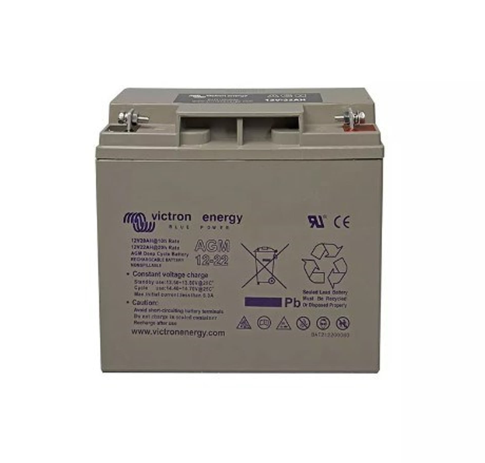 

Victron Energy 12V/22Ah AGM Deep Cycle Batt.