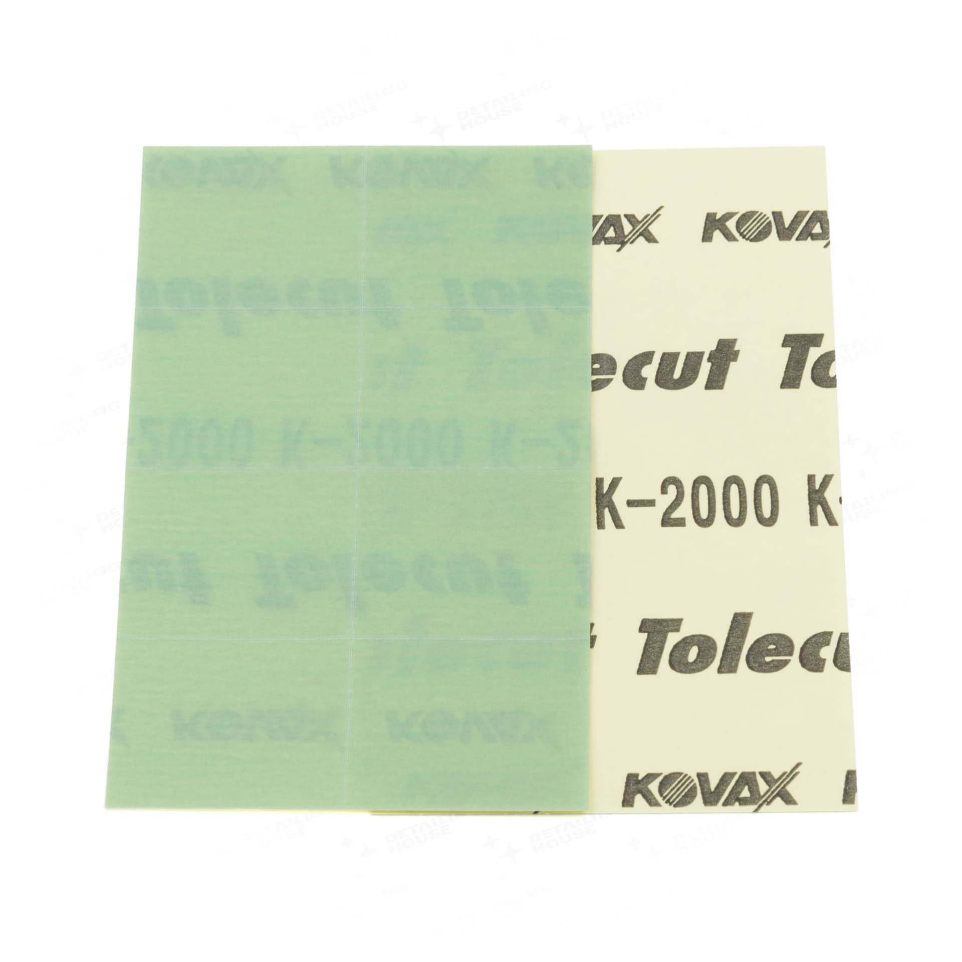 

Kovax Tolecut K2000 Green 8x 29x35mm - papier ścierny do szlifowania na sucho