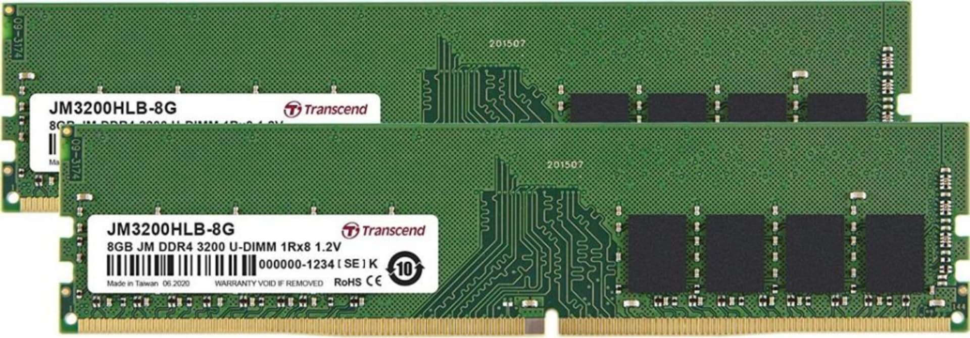 

Pamięć TRANSCEND (DIMM\DDR4\16 GB\3200MHz\1.2V\22 CL\DUAL)