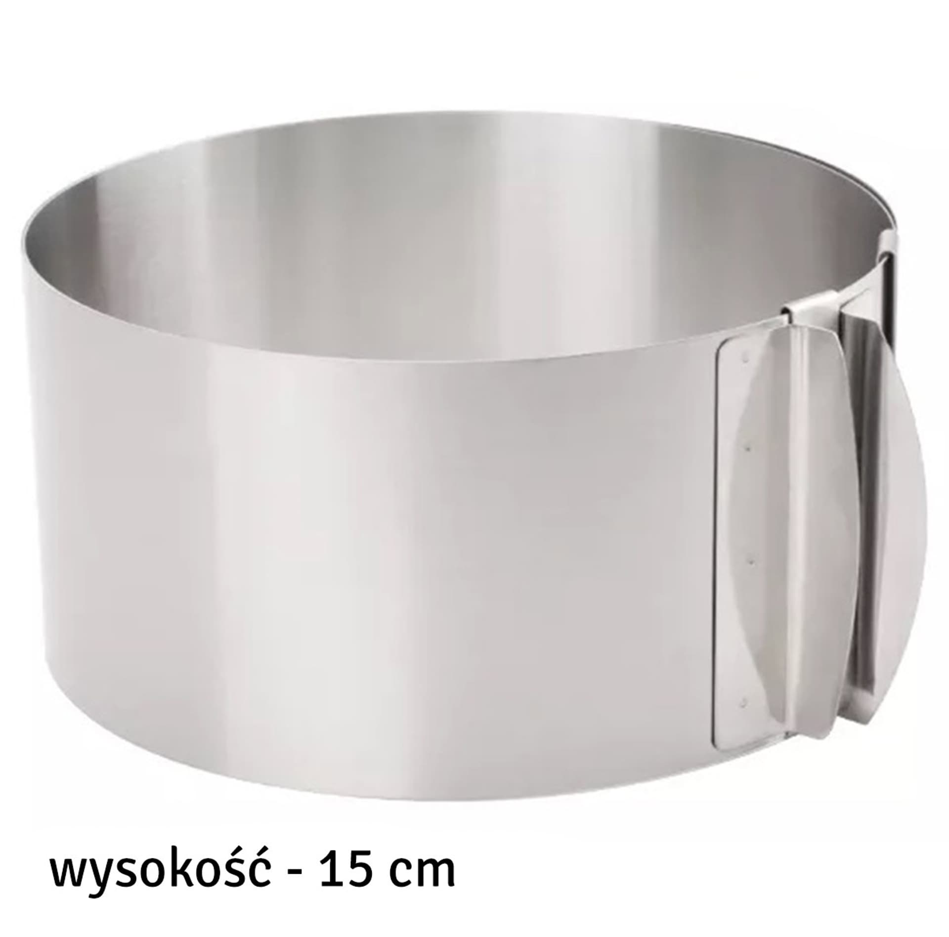

AG858B Regulowany rant do pieczenia 15cm