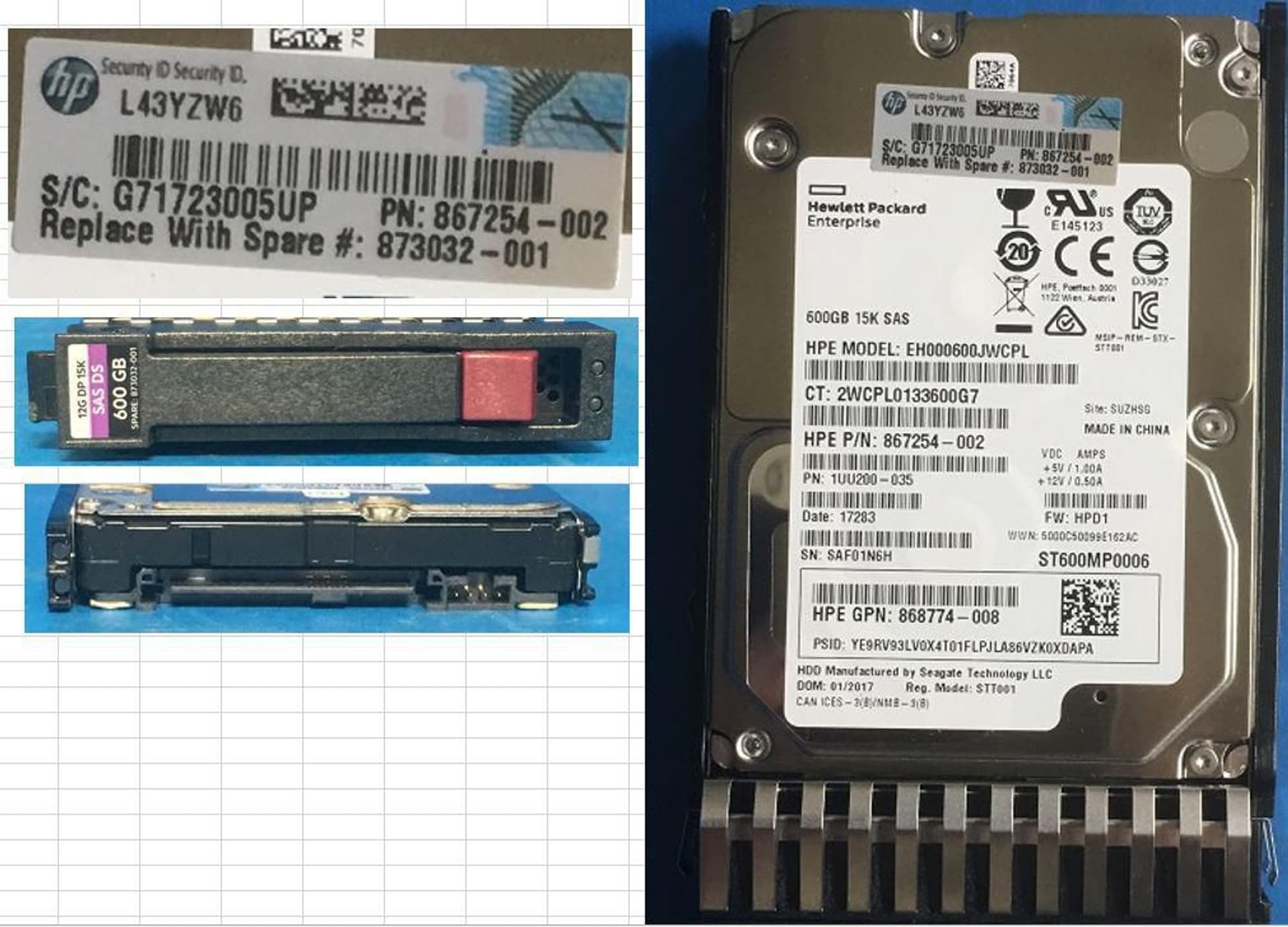 

Hewlett Packard Enterprise HDD 600GB 12G 15K SFF SAS