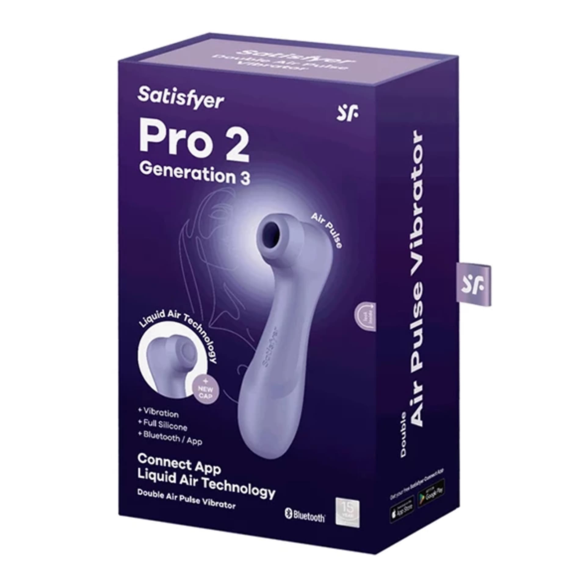 

Satisfyer - Pro 2 Stymulator Z Aplikacją I Wymiennymi Końcówkami