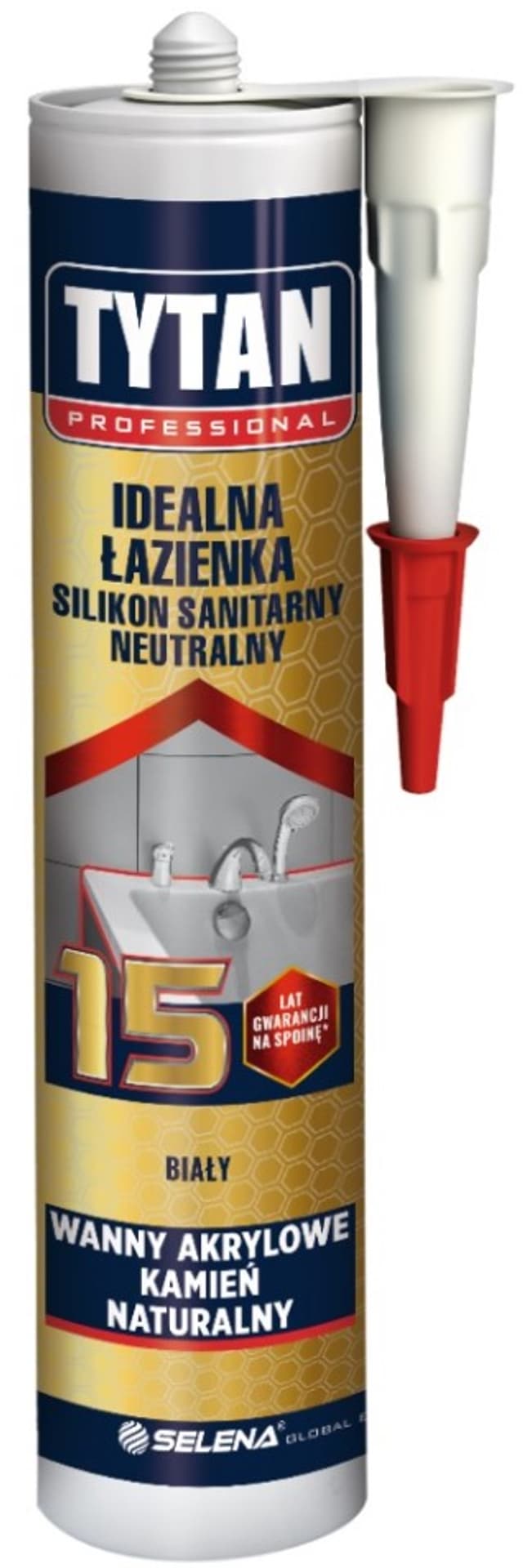 

SILIKON TYTAN SANITARNY IDEALNA ŁAZIENKA 280ML BIAŁY