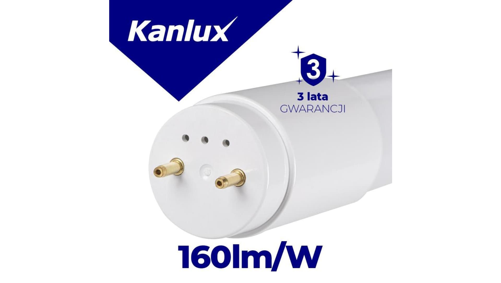 

Świetlówka T8 LED Źródło światła LED G13 1212mm T8 LED GLASSv4 18W-CW 2880lm 6500K barwa zimna 3 lata Gwar. 33213