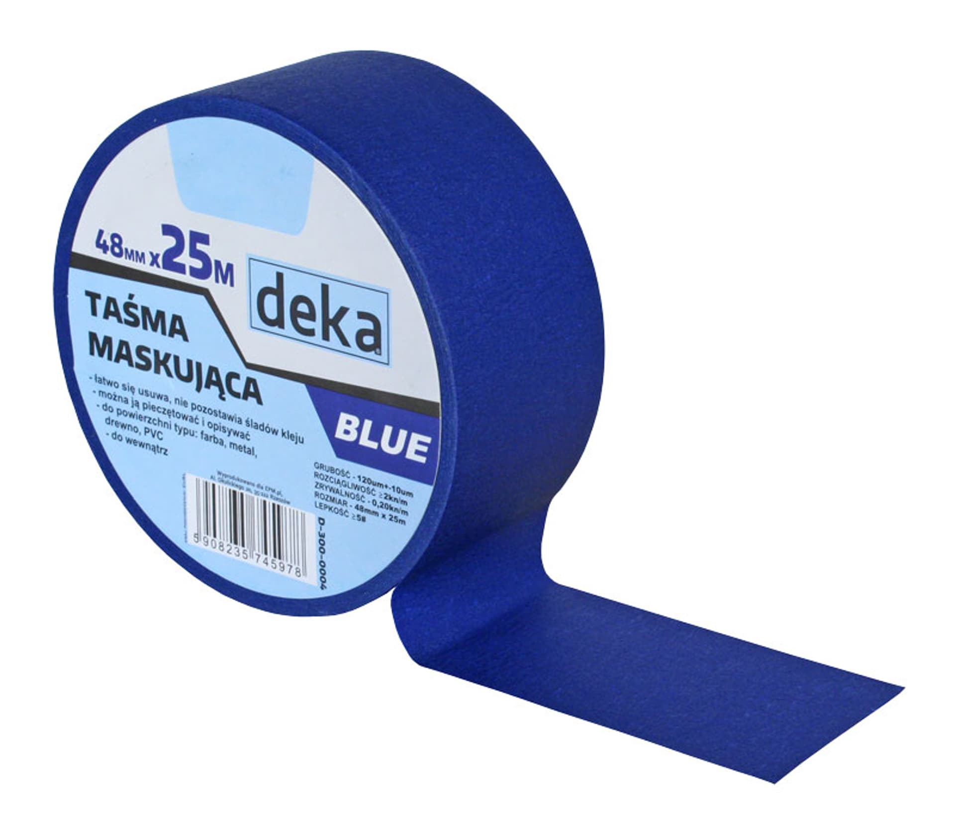 

TAŚMA MALARSKA. BLUE 48MM*25M