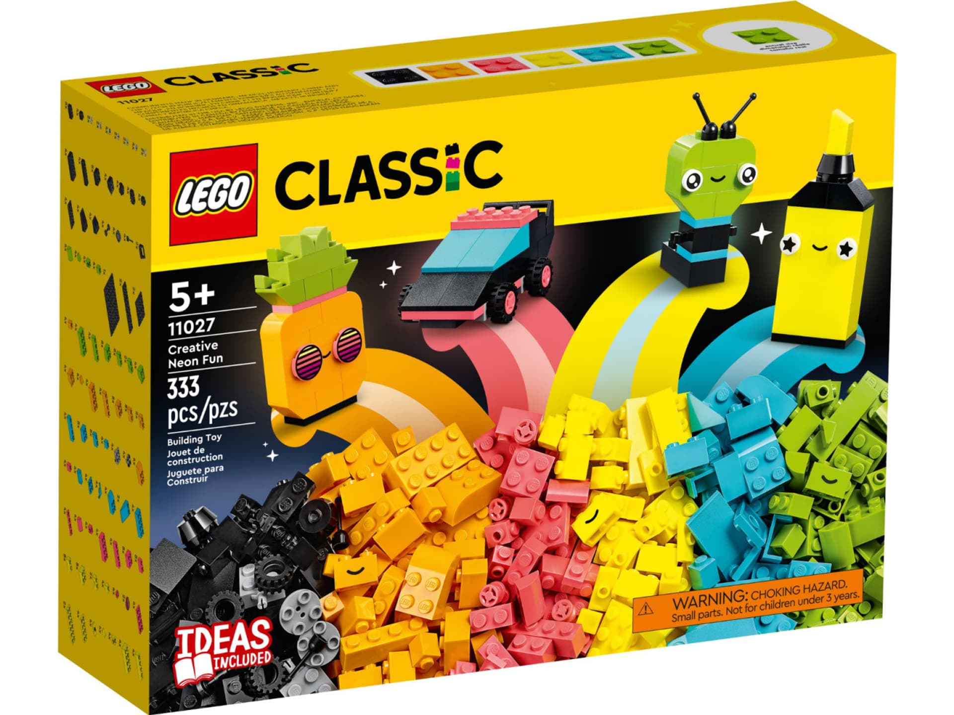 

Lego CLASSIC 11027 Kreatywna zabawa neonowymi kol.