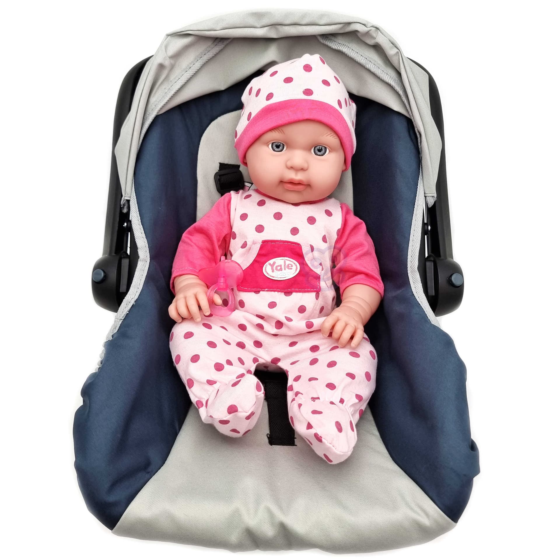 

WOOPIE Ubranko dla Lalki Mega Zestaw Body Pajacyk Czapeczka Smoczek Pielucha 43-46 cm
