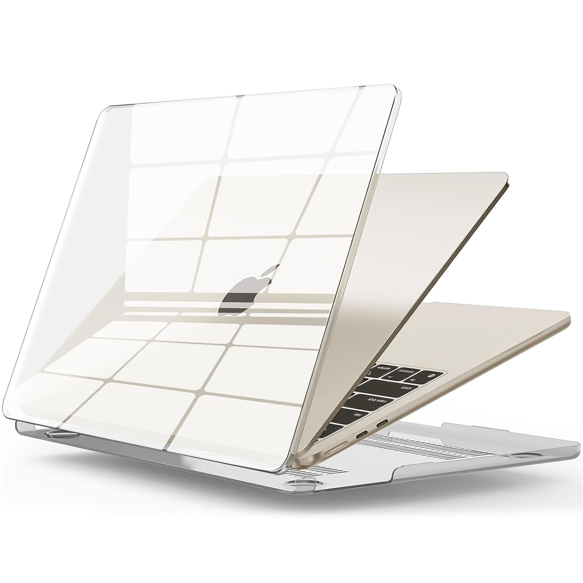 

Etui do Macbook Air 15 M2 2023 A2941 Case obudowa pokrowiec Clear Alogy Hard Cover Przezroczyste