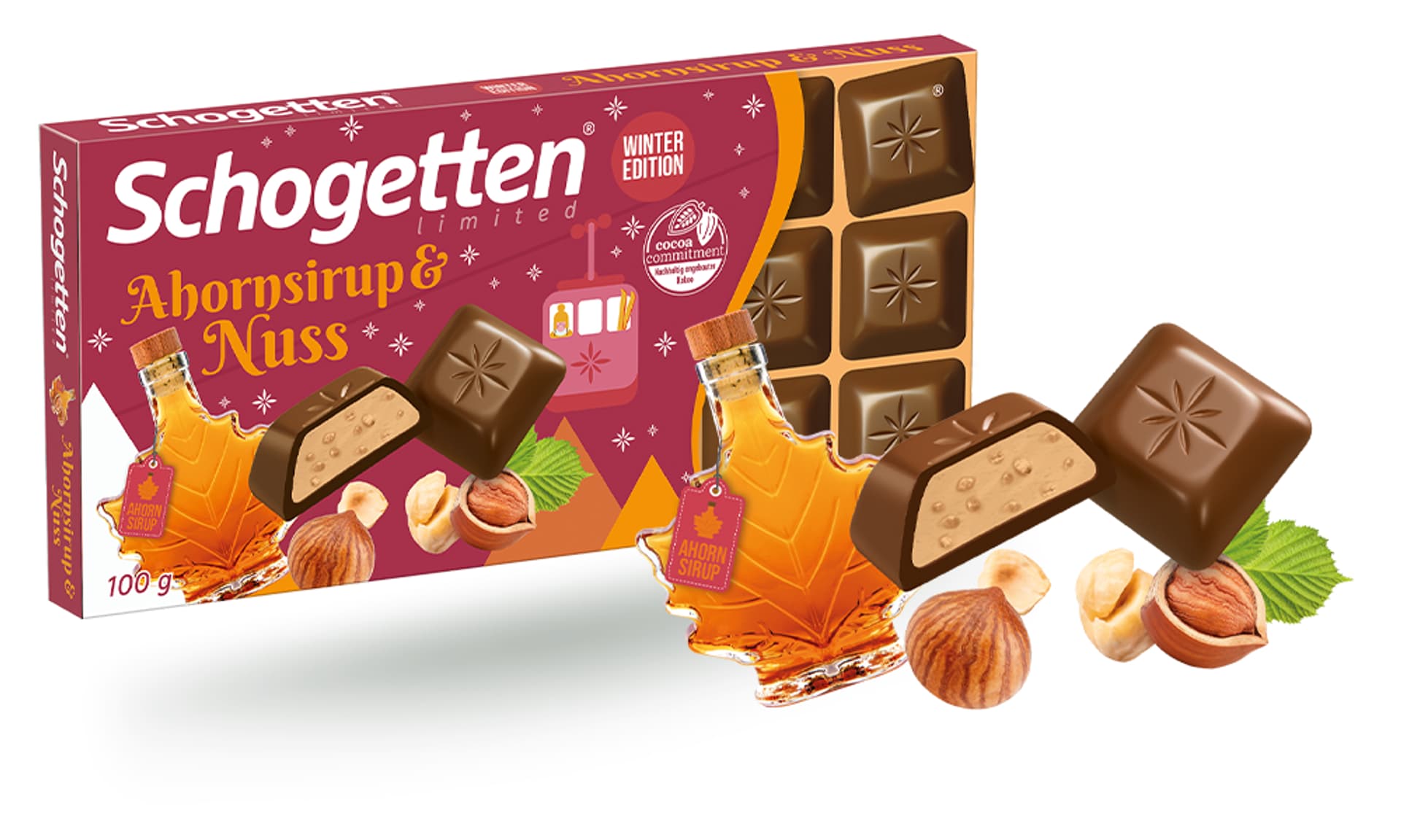 

Schogetten Ahornsirup Nuss 100 g