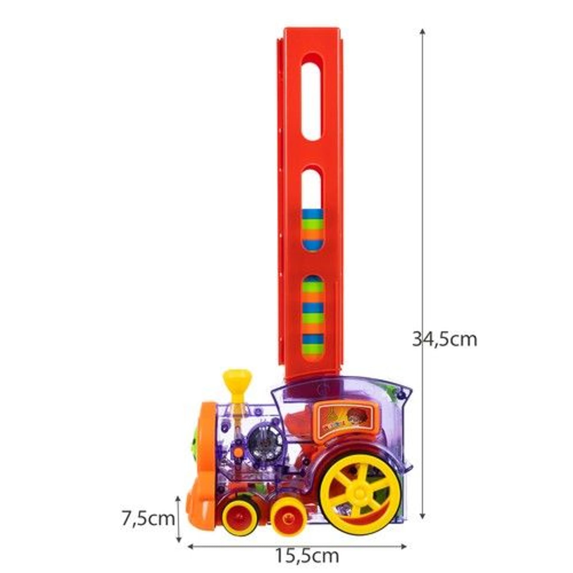 

Kolejka/ lokomotywa- domino 22450