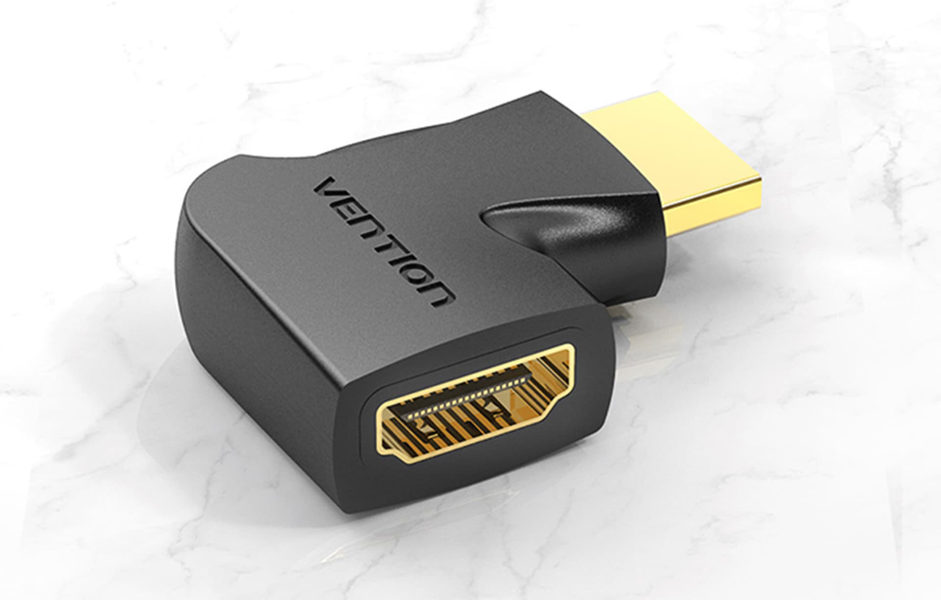 

Adapter kątowy HDMI Vention AIQB0, 4K 60Hz (czarny)