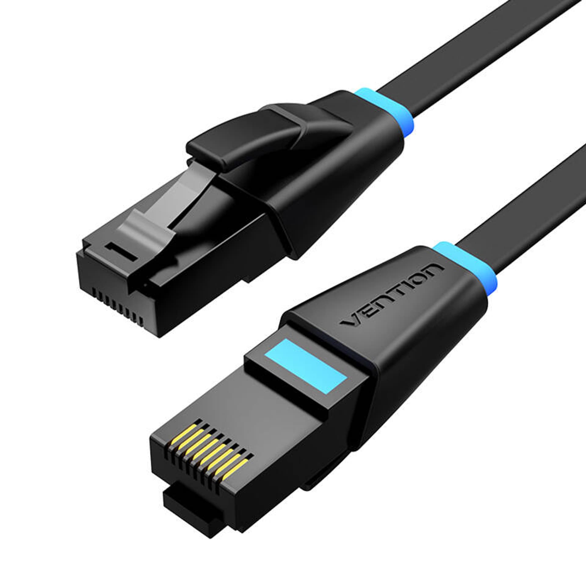 

Płaski kabel sieciowy UTP kat.6 Vention IBJBV 40m czarny