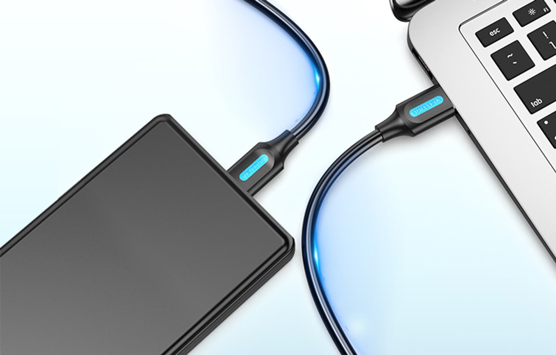 

Kabel USB 3.0 A męski do Micro-B męski Vention COPBI 3m czarny PVC