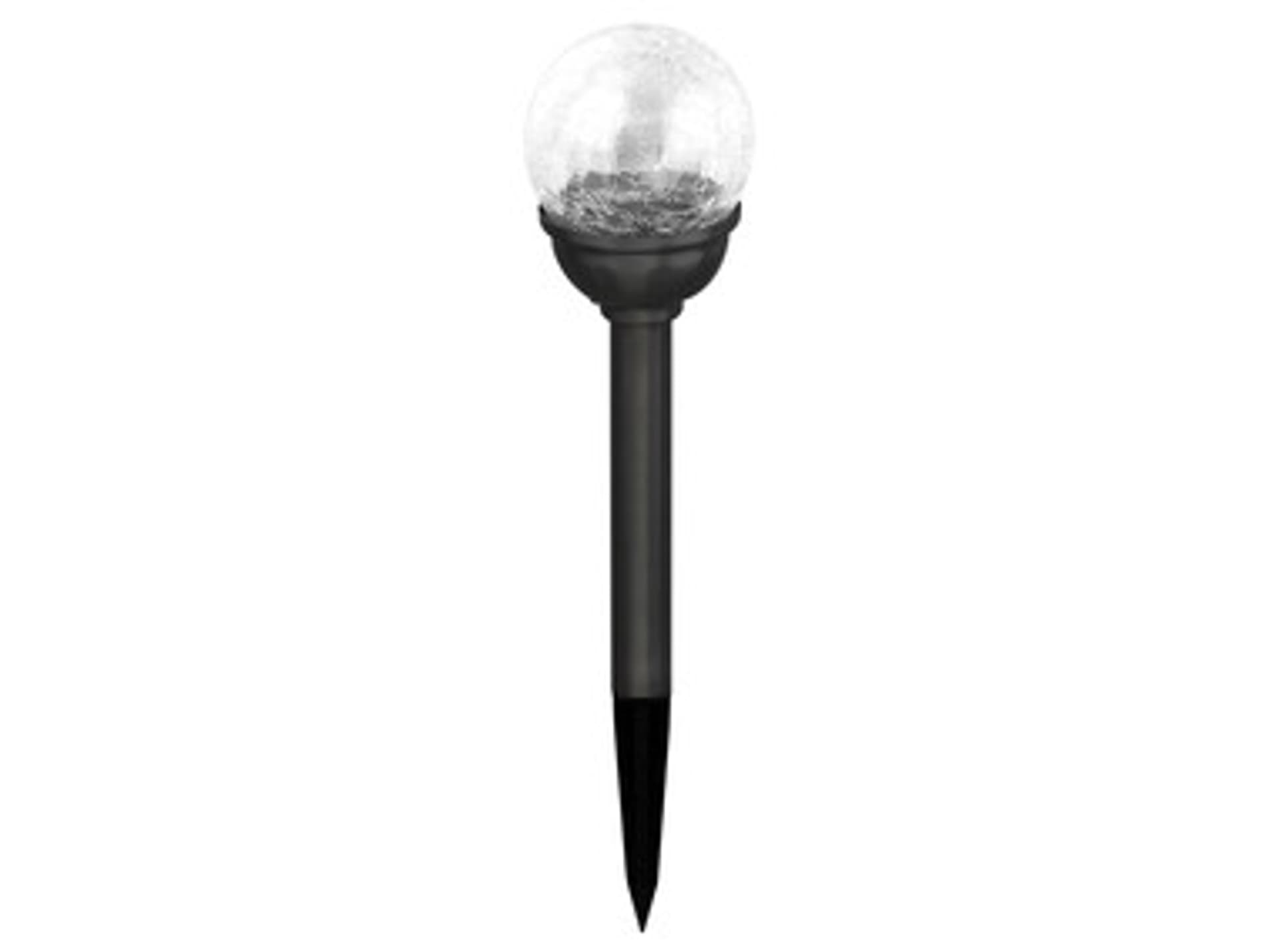 

LAMPA SOLARNA KULA SL2302S MINI RGB SZKLANA CZARNA 32CM