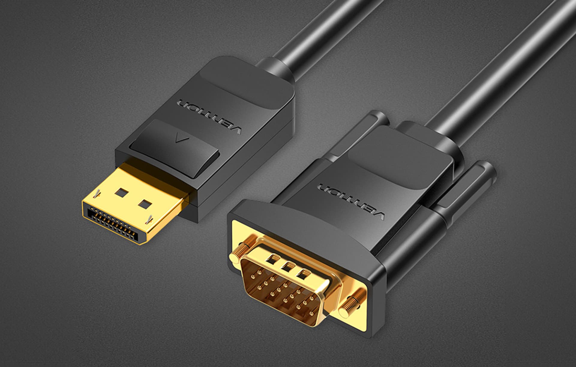 

Kabel DisplayPort do VGA 3m Vention HBLBI Czarny