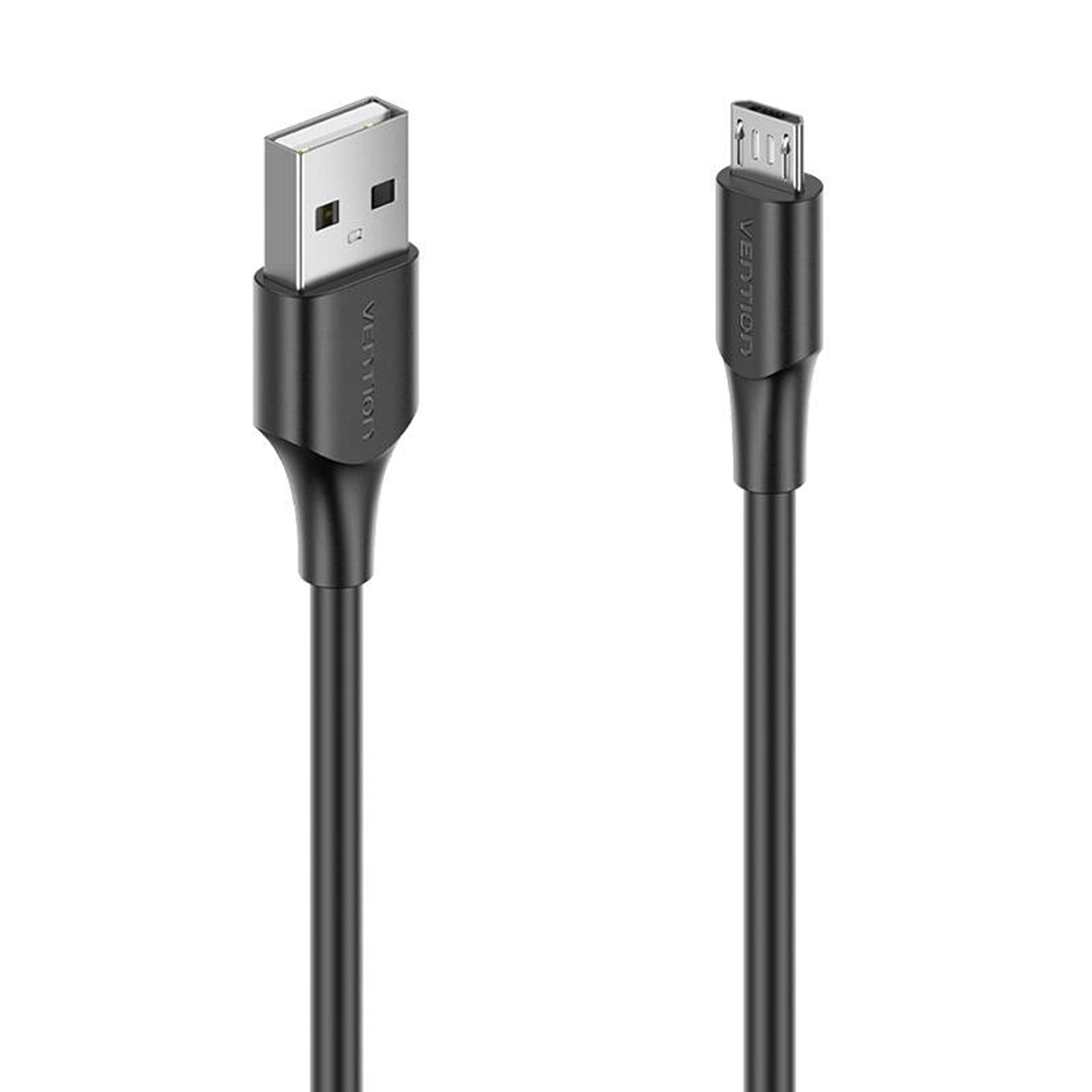 

Kabel USB 2.0 A męski do Micro-B męski 2A Vention CTIBC 0,25m czarny