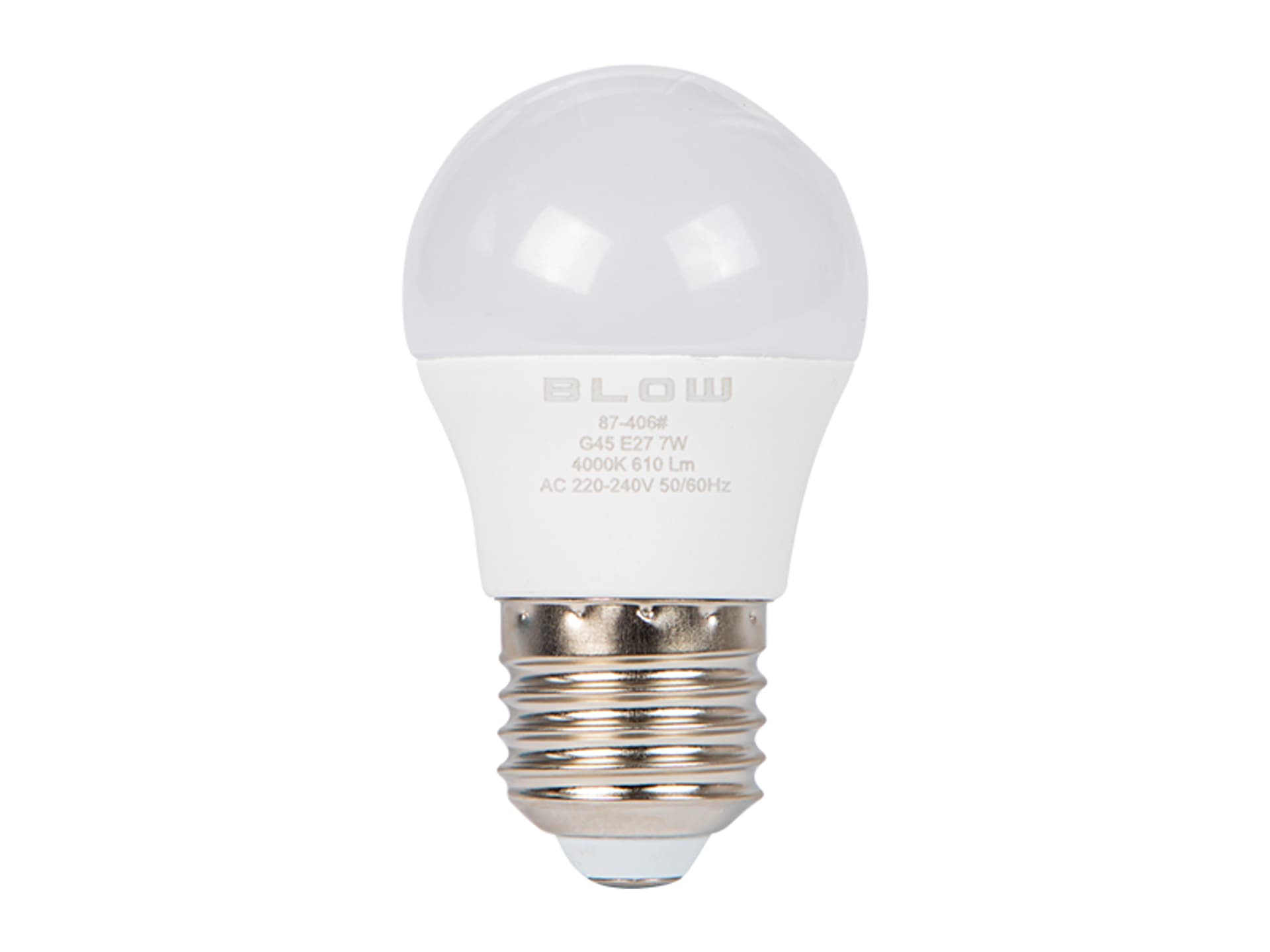 

87-406# Żarówka led e27 g45 eco 7w b.neutralna