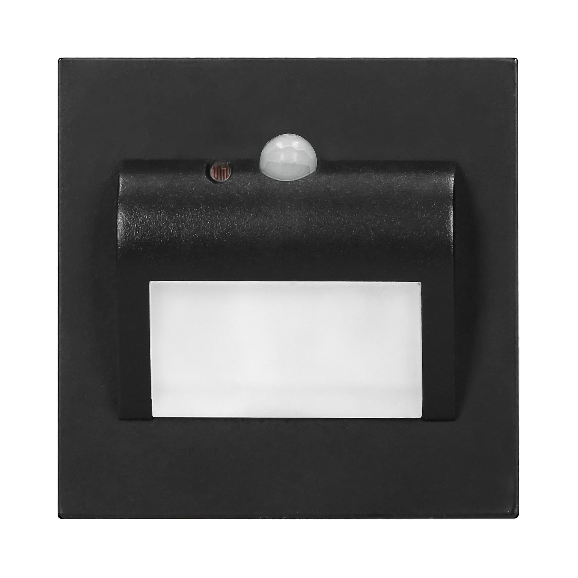 

DRACO LED NEW 1,5W, oprawa schodowa podtynkowa, 12VDC, 30lm, 6000K, czarny, czujnik ruchu i zmierzchu