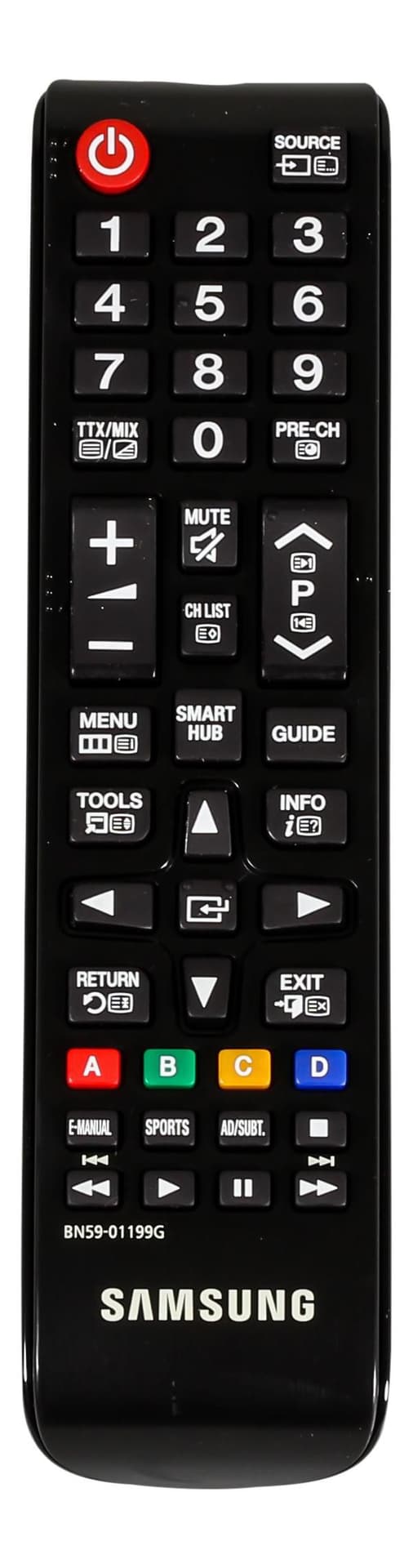 

Samsung TM1240A Remote Control Black