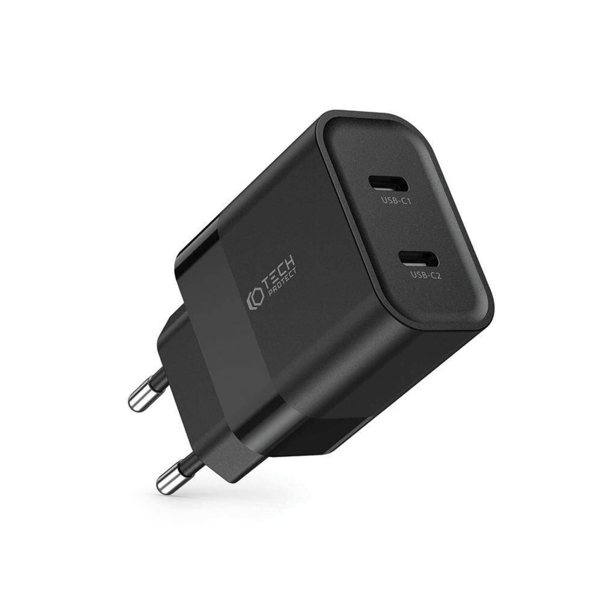 

Ładowarka Sieciowa PD 20W 2x USB-C Tech-Protect C20W czarna