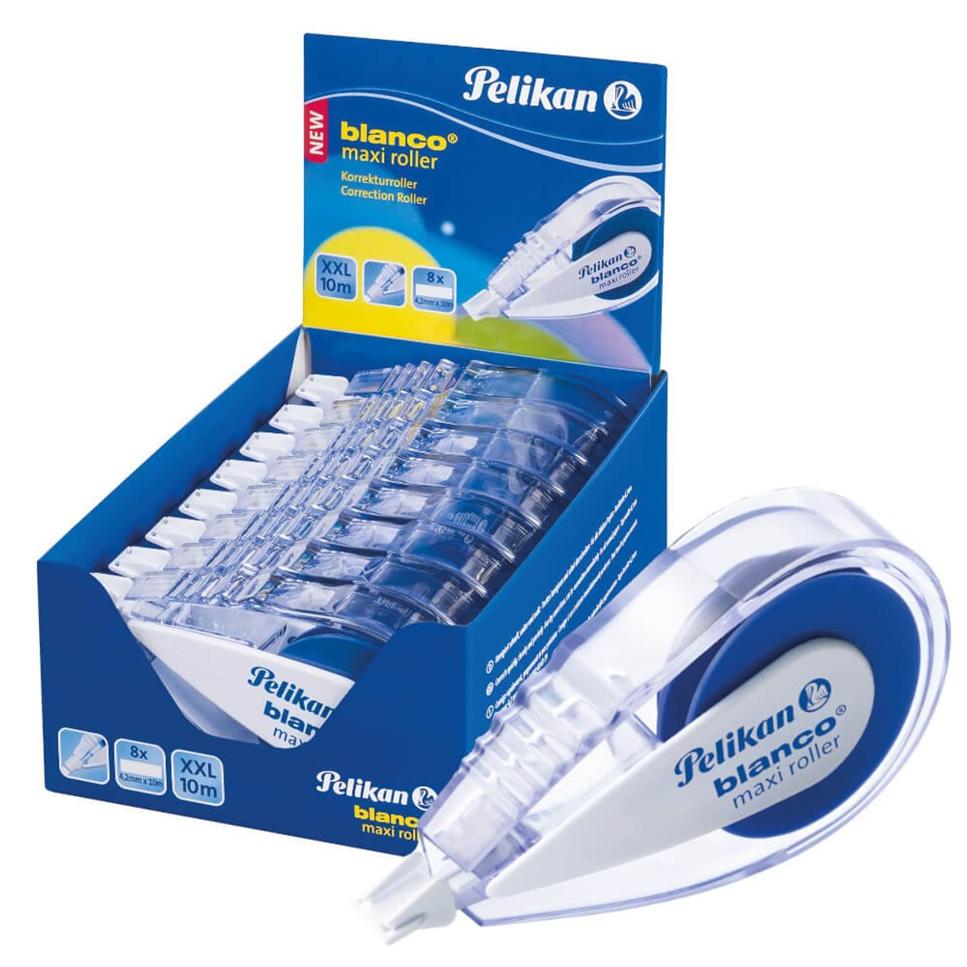 

Korektor w taśmie BLANCO MAXI 4.2mm x 10m 340315 PELIKAN