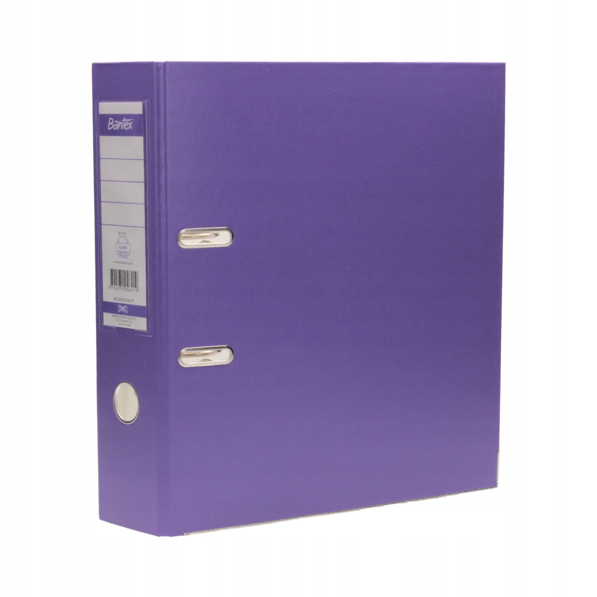 

Segregator BANTEX A4/80mm XXL fioletowy z szyną 100551793